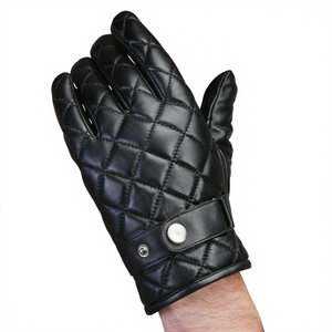 ถุงมือหนังแกะแท้บุขนแกะสำหรับขับรถ หน้าจอสัมผัสได้ ราคาประหยัด เหมาะสำหรับกิจกรรมกลางแจ้งในฤดูหนาว - Product Image 4