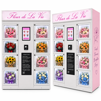 Distributeur automatique de fleurs intelligent, machine de vente de fleurs 24h/24 sans surveillance, armoire de vente de fleurs pour hôpital