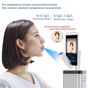เครื่องตรวจวัดแอลกอฮอล์แบบไบโอเมตริกสำหรับการตรวจสอบก่อนทำงาน สำหรับคนขับรถ/คนงานเหมือง พร้อมระบบบันทึกการเข้าออกด้วยคิวอาร์โค้ด รองรับแอนดรอยด์ - Product Image 5