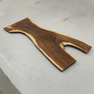 Tavolo in Legno Massello con Bordo Naturale per Interni ed Esterni - Noce, Monkey Pod, Rain Tree per Ristoranti e Sale da Pranzo - Product Image 4