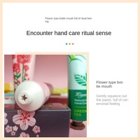 Crème pour les mains en boîte de style coréen Mi Yue Le Ni 30g, hydratante, non grasse, rafraîchissante, coffret cadeau, parfum de fleurs et de fruits