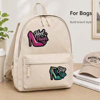 Parches Bordados Personalizados para Zapatos de Tacón Alto, Solución Integral OEM ODM, Insignias de Moda para Marcas de Ropa, Venta al Por Mayor