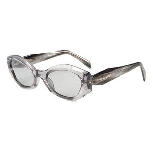 <span class=keywords><strong>Occhiali</strong></span> <span class=keywords><strong>da</strong></span> <span class=keywords><strong>Sole</strong></span> Polarizzati Unici a Occhio di Gatto 23SA062, Marca di Lusso alla Moda per Uomo e <span class=keywords><strong>Donna</strong></span> in Acetato - Product Image 5