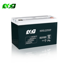 ESG Wholesale Price Solar Energy Storage System 12V 100Ah 200Ah Rechargeable Deep Cycle <b>Battery</b> UPS Alarm Security Systems - Product Image 4