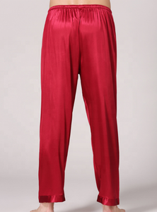 <span class=keywords><strong>Pantaloni</strong></span> da <span class=keywords><strong>uomo</strong></span> di alta qualità per dormire morbidi <span class=keywords><strong>pantaloni</strong></span> lunghi in raso di seta <span class=keywords><strong>pantaloni</strong></span> Lounge - Product Image 5
