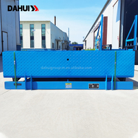 Niveleur de quai de 8 tonnes, conception à transition fluide, niveleur de quai fixe, rampe de chargement hydraulique, plateforme