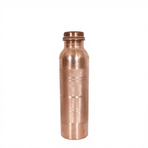 ขวดน้ำทองแดงแท้ 100% ปลอดสาร BPA เป็นมิตรกับสิ่งแวดล้อม พร้อมที่กรองชา ฝาปิด หลอดดูด ใช้กับเครื่องล้างจานได้ มีหูจับ ขายส่ง - Product Image 3
