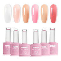 FZANEST haute Pigment 15 ml UV couleur vernis à ongles Gel haute qualité fournitures en gros professionnel Logo personnalisé marque privée