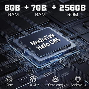 สมาร์ทโฟน FOSSiBOT F106 Plus รุ่นทนทาน - หน้าจอ 6.745 นิ้ว 120Hz, กล้อง 50MP + 20MP มองเห็นในที่มืด, แบตเตอรี่ 12000mAh, มาตรฐาน IP68 และ MIL-STD-810H - Product Image 4