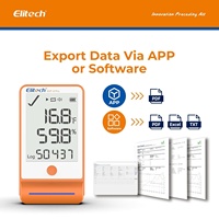 Elitech-Termómetro higrómetro con Bluetooth, registrador de datos, 100000 puntos de temperatura, refrigeración, piezas de intercambio de calor