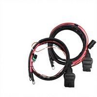 42014 42015 Faisceau de câblage électronique 4 broches 12V pour batterie, avec gaine en PVC et âme en cuivre, pour camion déneigeur Fisher