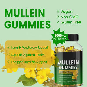 Gomitas de Extracto de Hoja de Gordolobo de 2000mg, OEM ODM, Venta Caliente, para los Pulmones y Apoyo Inmunológico en Adultos, No Apto para Mujeres Embarazadas - Product Image 2