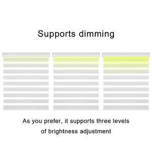 Persianas Zebra Inteligentes con Control Remoto e Iluminación, Protección Solar y UV <span class=keywords><strong>para</strong></span> Todo Tipo <span class=keywords><strong>de</strong></span> <span class=keywords><strong>Ventanas</strong></span> - Product Image 5