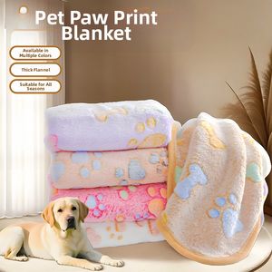 Haustierdecke aus Korallenfleece, weich und fusselfrei, ganzjährig verwendbar, doppelseitig plüschig, bequeme Stoffmatte für Hunde und Katzen - Product Image 1