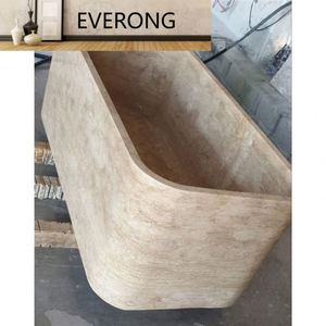 <span class=keywords><strong>Vasca</strong></span> <span class=keywords><strong>da</strong></span> <span class=keywords><strong>Bagno</strong></span> in Marmo Personalizzata, Freestanding, Semplice, Quadrata, con Idromassaggio, in Travertino, <span class=keywords><strong>Vasca</strong></span> in Marmo Naturale - Product Image 4