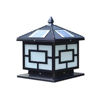 Pilier lumineux solaire Led colonne, design moderne et simpliste, luminaire décoratif d'extérieur, idéal pour une Villa, un jardin, une porte, ou un balcon