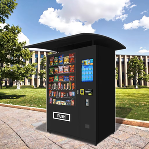 Máquina expendedora al aire libre más vendida con lector de tarjetas de dosel, aceptadores de billetes y monedas para máquina expendedora de aperitivos y bebidas - Product Image 3