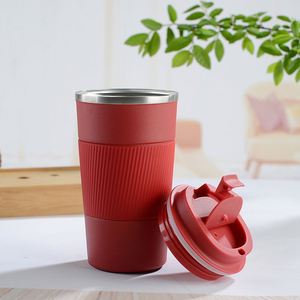 Portable Double-Layer Insulated 304 Stainless Steel American Coffee Cup Easy to Use Business Gift Tumbler - Product Image 5