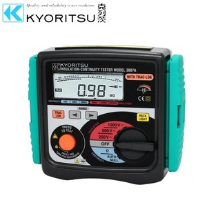 Testeur de continuité d'isolation Kyoritsu modèle 3007A avec affichage LCD Trac Lok 1000V, fabrication japonaise - Product Image 2