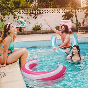 Chaise flottante gonflable en PVC pour piscine, hamac aquatique pour adultes et enfants - Product Image 5