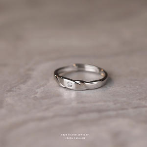 Оптовая продажа, Обручальные И Свадебные украшения-925 кольцо из стерлингового серебра для пар-ювелирные изделия премиум-класса - Product Image 4