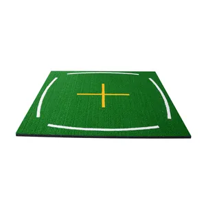练习场用高尔夫球垫其他高尔夫配件高品质3D绣花摇摆垫高尔夫地毯，用于练习场和家庭