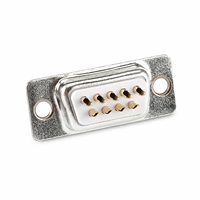 Connecteur DB9 mâle-femelle 9 broches D-Sub à souder avec coque de protection métallique