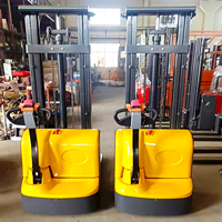 Usine d'empileurs auto-élévateurs de 1500kg, vente en gros d'empileurs électriques à chargement automatique de 2 tonnes, 1 tonne, empileurs auto-élévateurs à batterie au lithium