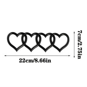 Autocollants décoratifs sur mesure Wow Oh pour <span class=keywords><strong>Audi</strong></span> A3/A4L/A6L/Q3/Q5/A5, <span class=keywords><strong>logo</strong></span> de voiture intérieur, paillettes CT-A16, coffre arrière - Product Image 5