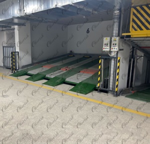 Elevador Hidráulico de Dos Niveles para Autos, Estacionamiento Subterráneo para 2 Autos, Operación con Botones, Construcción de Acero con Certificación CE - Product Image 4