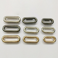 Œillets et garnitures ovales en laiton et cuir pour chaussures, différentes tailles : 8MM, 10MM, 12MM, 16MM, 18MM, 20MM, 22MM, 25MM, 30MM