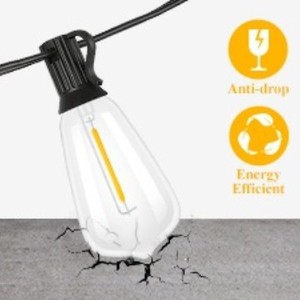 Luci a Corda LED Circolari a Energia Solare con Telecomando, Classificate IP44, per Giardino, Cortile, Campeggio e Tende (7,6m-20m) - Product Image 2