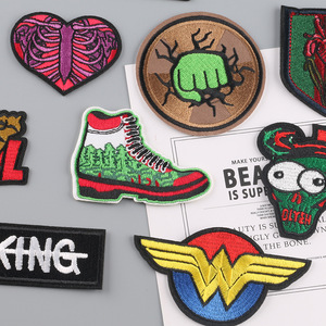 Parche Bordado con <span class=keywords><strong>Letras</strong></span> <span class=keywords><strong>de</strong></span> la Marca Duoku, Hilo <span class=keywords><strong>de</strong></span> Poliéster, Accesorios <span class=keywords><strong>de</strong></span> Ropa para Comercio Electrónico Transfronterizo, Combo <span class=keywords><strong>de</strong></span> 12 Piezas - Product Image 3