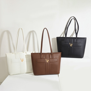 Bolso Tote DL8888888888888888, Tamaño Grande, de Lujo, para Mujer, para Uso Diario, Color Blanco, Negro y Café, Otoño 2025 - Product Image 1