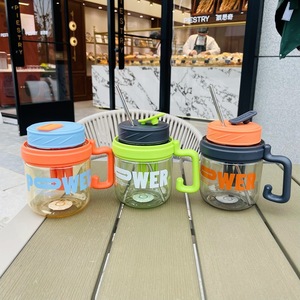Vaso de Café Portátil de Paja para <span class=keywords><strong>Hombre</strong></span> con Asa, Taza de Agua con Separación de Té para Estudiantes y Campistas, Diseño Femenino - Product Image 3