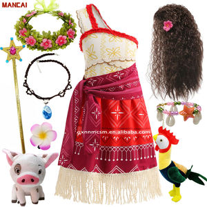 Robe <span class=keywords><strong>Moana</strong></span> Multi Style pour filles Princesse Fête <span class=keywords><strong>Moana</strong></span> Dress up Kids Cosplay Halloween Ocean Adventure <span class=keywords><strong>Moana</strong></span> 2 TV & Movie Costume - Product Image 5