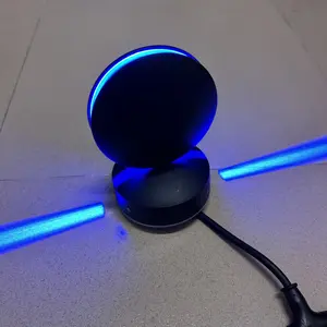 Forme ronde 9W LED Trick Light IP65 Étanche 360 Degrés RGB KTV Bar Couloir LED Fenêtre <span class=keywords><strong>Seuil</strong></span> Lumière - Product Image 1