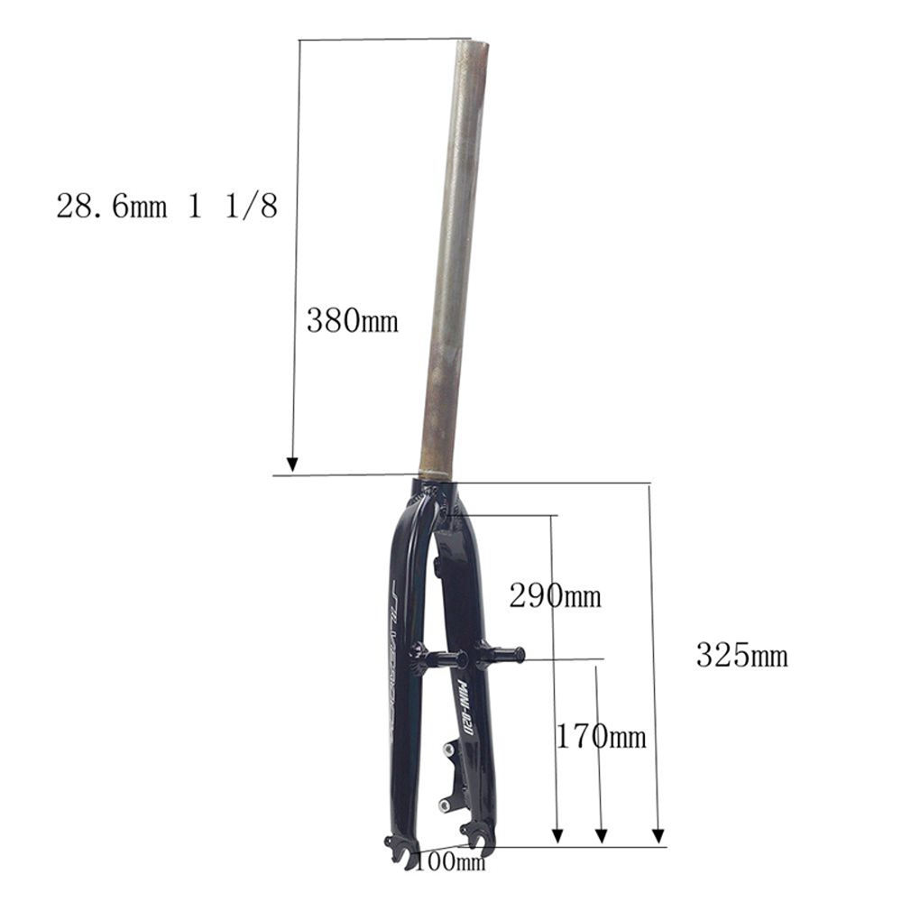 フロントフォーク20インチ406/451小車輪自転車vブレーキ/ディスク