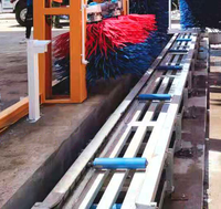 Machine à laver automatique à tunnel sans contact avec 9 brosses