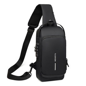 Oferta Especial: Riñonera de Hombre Estilo Motociclista con Cierre de Combinación Antirrobo, Multifuncional, para Pecho y Cintura, para Ocio - Product Image 2