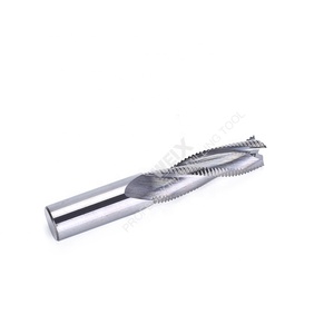 Weix Nhà Máy Cung Cấp Thô Thép Xoắn Ốc Gia Công Thô Endmills Rắn Carbide Gia Công Thô End Mill - Product Image 5