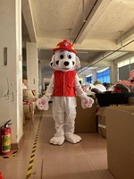 Accessoires de déguisement pour enfants : Casque et accessoires de marche en nylon pour costume de chien de patrouille de dessin animé, pour spectacle