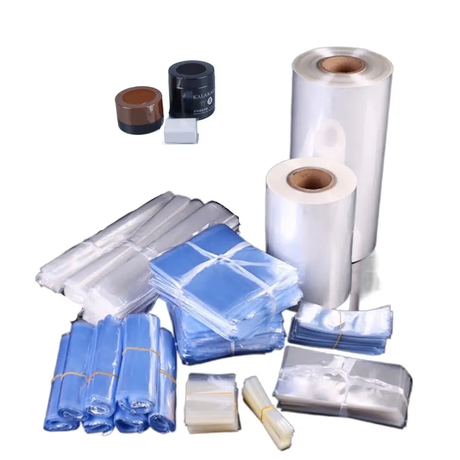 PVC-Schrumpf folie Kunststoff rolle Großhandel transparente PVC-Schrumpf folie PVC transparente Verpackungs folie
