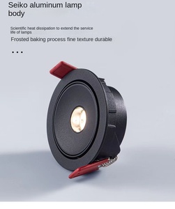 โคมไฟเพดาน7W 12W, โคมไฟดาวน์ไลท์ LED ดาวน์ไลท์ติดเพดานไม่มีรูไฟดาวน์ไลท์ติดเพดานห้องนอน - Product Image 2