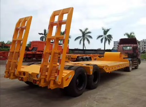 ZHONGSHENGTIANQI Remorque de camion commerciale Lowboy/Lowbed à vendre 40T Charge utile Shandong Origin 9590x2550x3995mm - Product Image 3