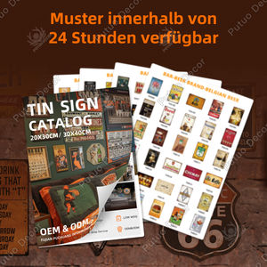 Biển kim loại trang trí phòng ngủ, phòng riêng của nam giới, kỹ thuật in UV, tranh vẽ, lấy cảm hứng từ Đức, dành cho tầm nhìn của doanh nghiệp - Product Image 6