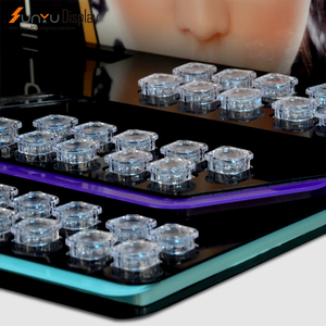 Sunyu Factory Venta al por mayor <span class=keywords><strong>Lentes</strong></span> <span class=keywords><strong>de</strong></span> <span class=keywords><strong>contacto</strong></span> <span class=keywords><strong>de</strong></span> acrílico negro personalizado Soporte <span class=keywords><strong>de</strong></span> exhibición <span class=keywords><strong>Tienda</strong></span> minorista Estante <span class=keywords><strong>de</strong></span> exhibición <span class=keywords><strong>de</strong></span> cosméticos - Product Image 6