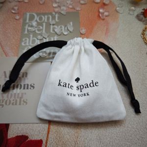 OEM Factory <b>Mini</b> Cotton Twill Ring Earring Storage <b>Bag</b> Custom Logo Printed Recycled Drawstring Cotton Necklace Jewelry Pouch - Product Image 5