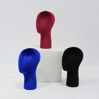 Tête de mannequin en plastique pour présentation de chapeaux, perruques, bijoux, casques audio, écharpes, modèle féminin, accessoire de présentation