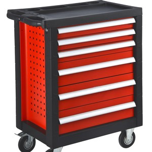 Armoire à outils mobile avec 7 tiroirs, chariot de rangement roulant, revêtement poudré, capacité de charge de 300 kg - Product Image 6